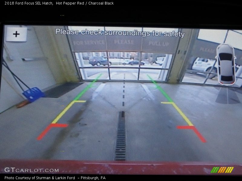 Hot Pepper Red / Charcoal Black 2018 Ford Focus SEL Hatch