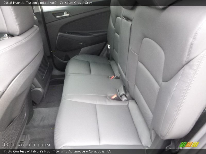 Rear Seat of 2018 Tucson Limited AWD