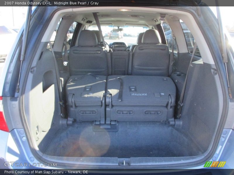 Midnight Blue Pearl / Gray 2007 Honda Odyssey EX-L