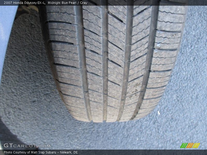 Midnight Blue Pearl / Gray 2007 Honda Odyssey EX-L