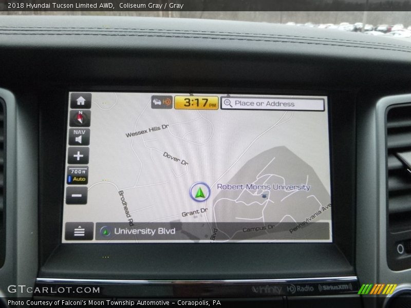 Navigation of 2018 Tucson Limited AWD