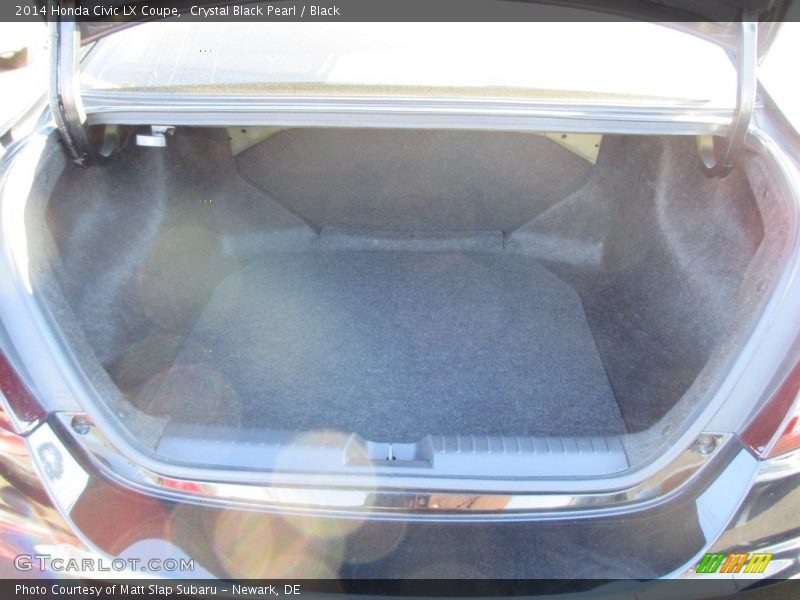 Crystal Black Pearl / Black 2014 Honda Civic LX Coupe