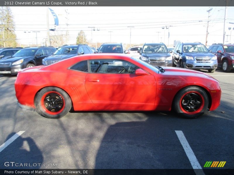 Victory Red / Black 2012 Chevrolet Camaro LS Coupe