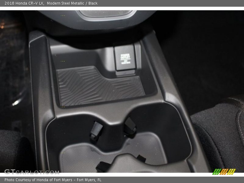 Modern Steel Metallic / Black 2018 Honda CR-V LX