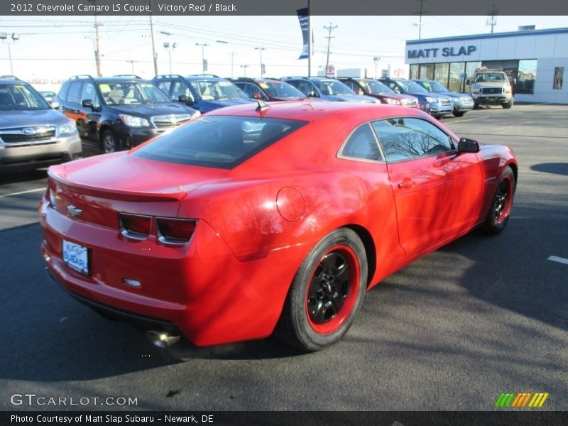 Victory Red / Black 2012 Chevrolet Camaro LS Coupe
