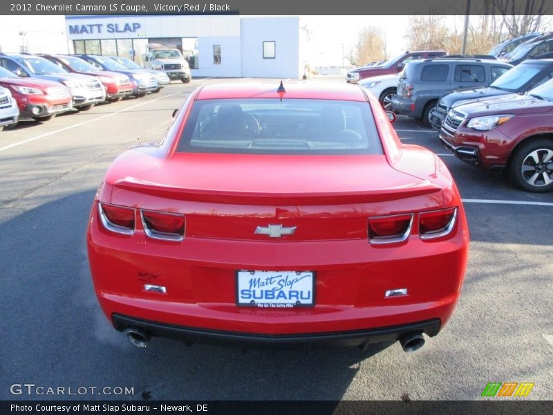 Victory Red / Black 2012 Chevrolet Camaro LS Coupe
