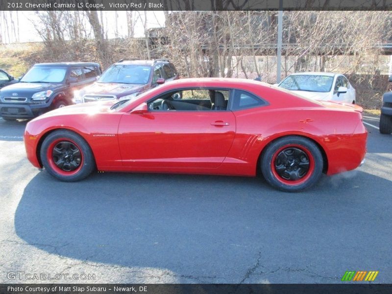 Victory Red / Black 2012 Chevrolet Camaro LS Coupe