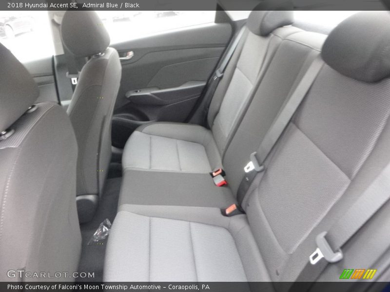 Admiral Blue / Black 2018 Hyundai Accent SE