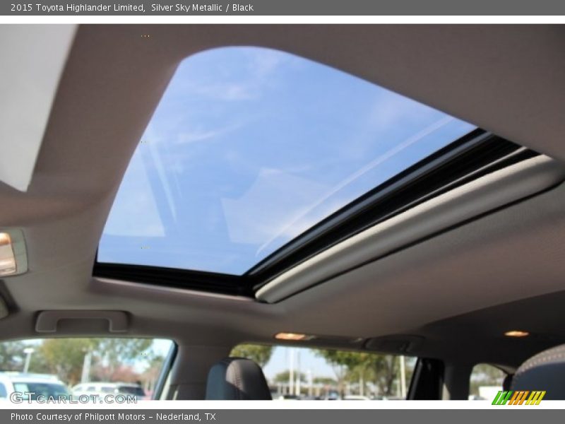 Silver Sky Metallic / Black 2015 Toyota Highlander Limited