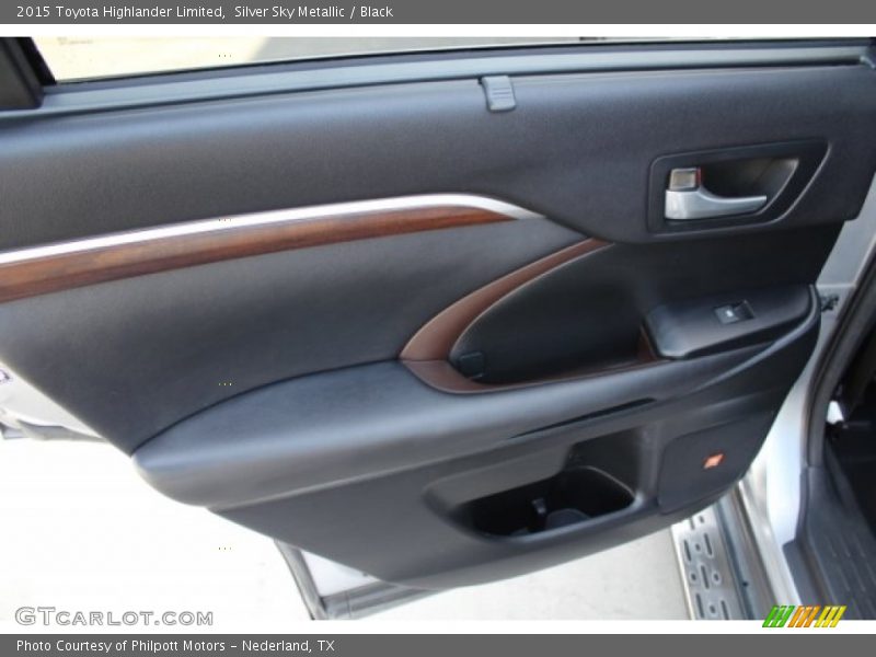 Silver Sky Metallic / Black 2015 Toyota Highlander Limited