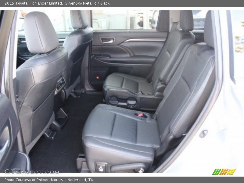Silver Sky Metallic / Black 2015 Toyota Highlander Limited