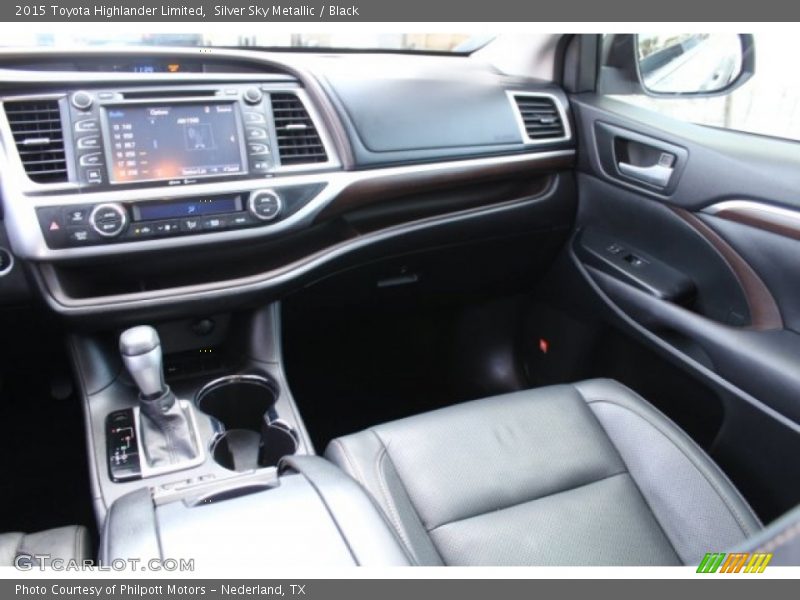 Silver Sky Metallic / Black 2015 Toyota Highlander Limited