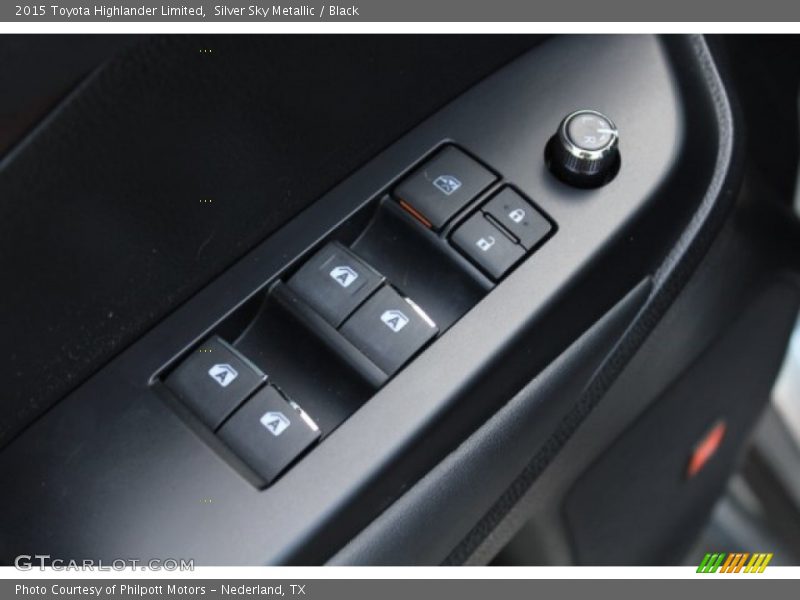 Silver Sky Metallic / Black 2015 Toyota Highlander Limited