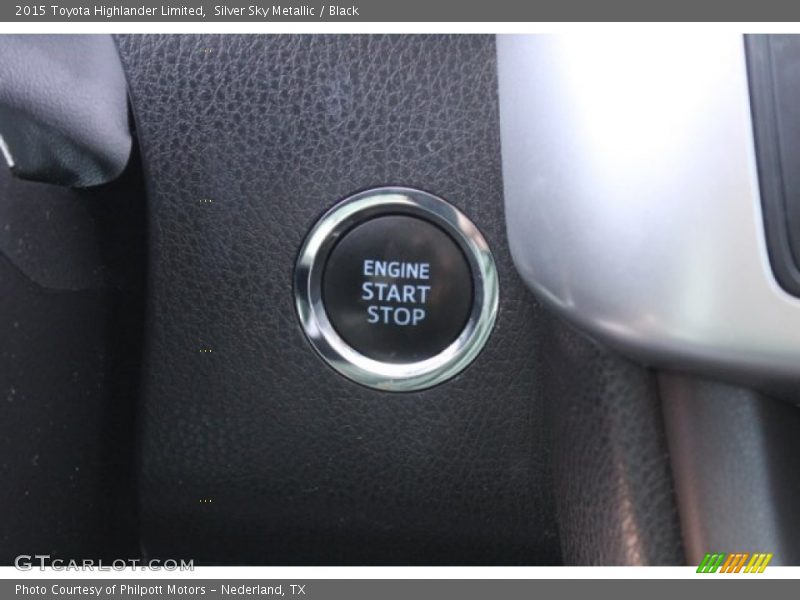 Silver Sky Metallic / Black 2015 Toyota Highlander Limited