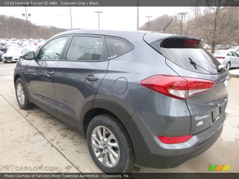 Coliseum Gray / Black 2018 Hyundai Tucson SE AWD
