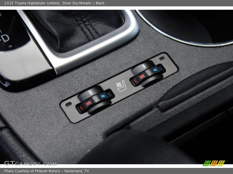 Silver Sky Metallic / Black 2015 Toyota Highlander Limited