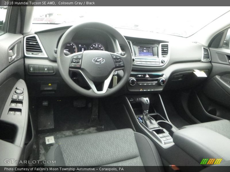 Coliseum Gray / Black 2018 Hyundai Tucson SE AWD