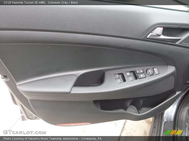 Coliseum Gray / Black 2018 Hyundai Tucson SE AWD