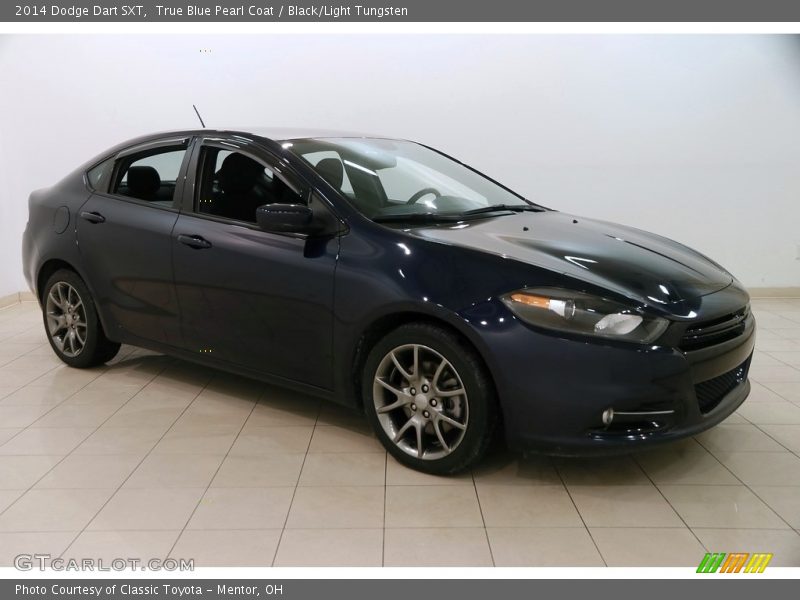 True Blue Pearl Coat / Black/Light Tungsten 2014 Dodge Dart SXT