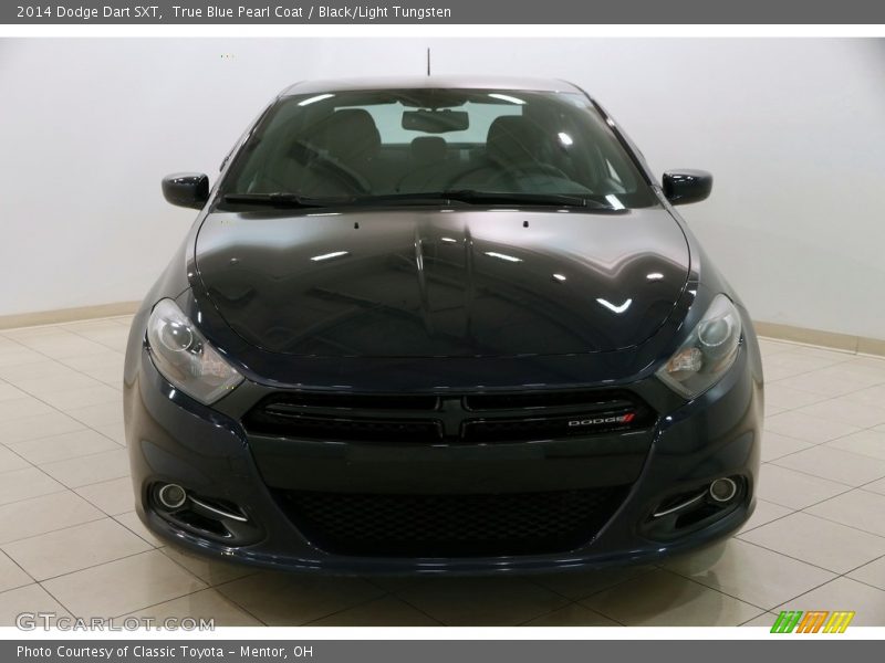 True Blue Pearl Coat / Black/Light Tungsten 2014 Dodge Dart SXT
