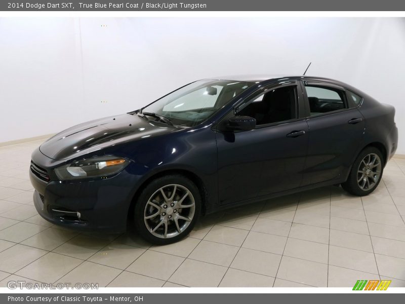 True Blue Pearl Coat / Black/Light Tungsten 2014 Dodge Dart SXT