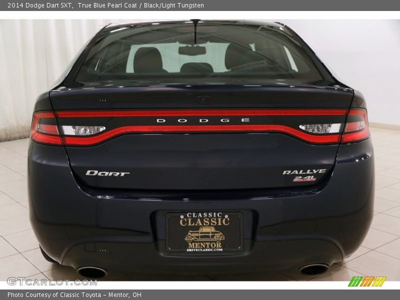 True Blue Pearl Coat / Black/Light Tungsten 2014 Dodge Dart SXT
