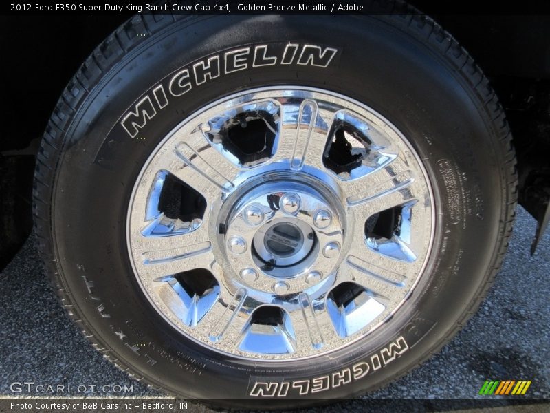 Golden Bronze Metallic / Adobe 2012 Ford F350 Super Duty King Ranch Crew Cab 4x4