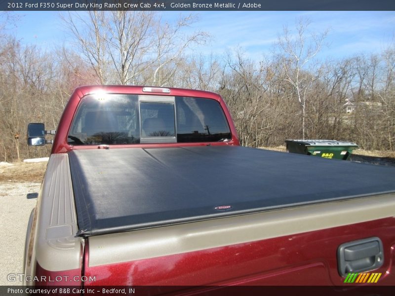Golden Bronze Metallic / Adobe 2012 Ford F350 Super Duty King Ranch Crew Cab 4x4