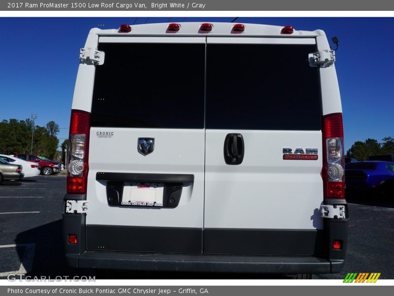 Bright White / Gray 2017 Ram ProMaster 1500 Low Roof Cargo Van