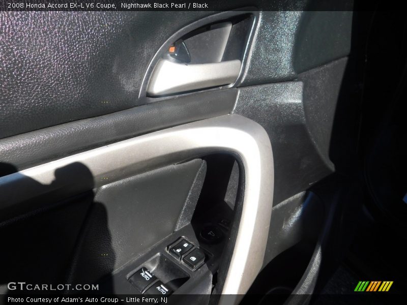 Nighthawk Black Pearl / Black 2008 Honda Accord EX-L V6 Coupe