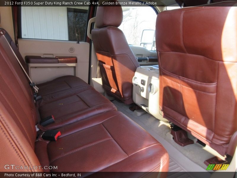 Golden Bronze Metallic / Adobe 2012 Ford F350 Super Duty King Ranch Crew Cab 4x4