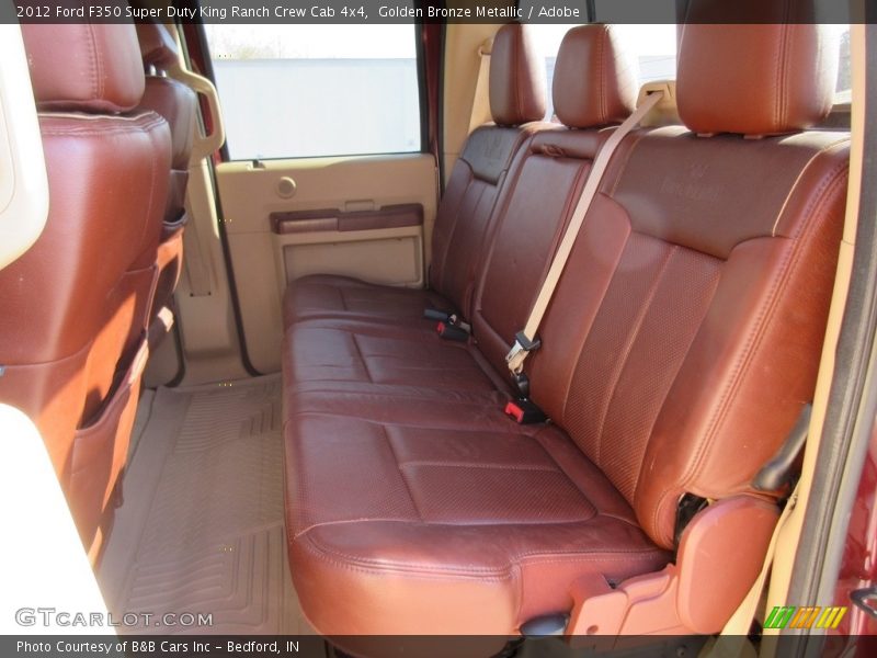 Golden Bronze Metallic / Adobe 2012 Ford F350 Super Duty King Ranch Crew Cab 4x4
