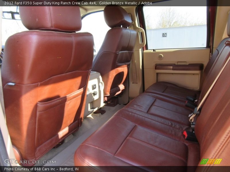 Golden Bronze Metallic / Adobe 2012 Ford F350 Super Duty King Ranch Crew Cab 4x4