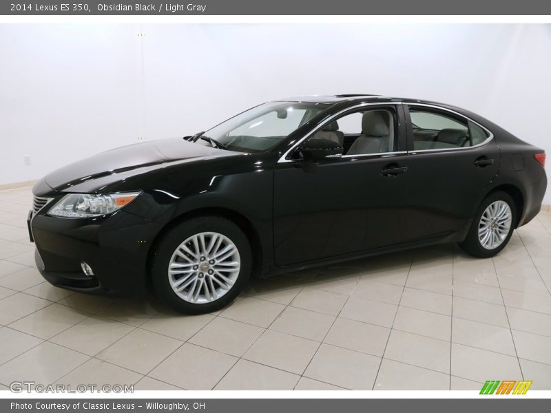 Obsidian Black / Light Gray 2014 Lexus ES 350