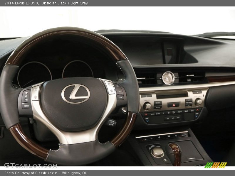Obsidian Black / Light Gray 2014 Lexus ES 350
