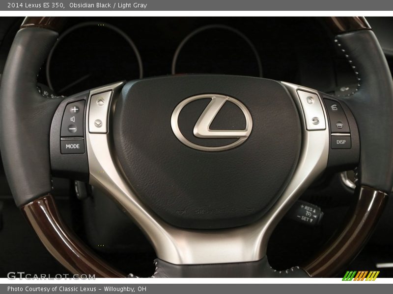 Obsidian Black / Light Gray 2014 Lexus ES 350