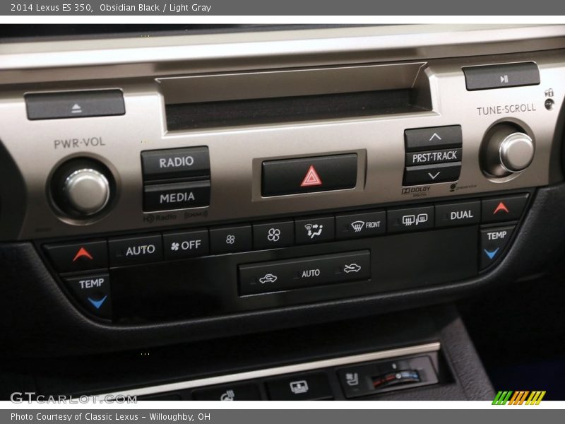 Obsidian Black / Light Gray 2014 Lexus ES 350