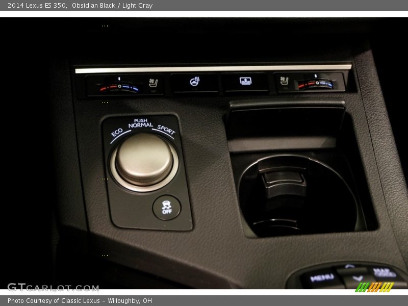 Obsidian Black / Light Gray 2014 Lexus ES 350