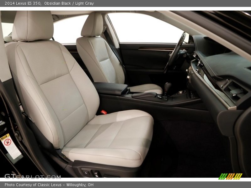 Obsidian Black / Light Gray 2014 Lexus ES 350