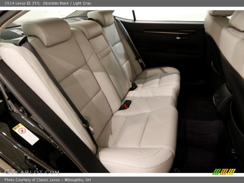 Obsidian Black / Light Gray 2014 Lexus ES 350