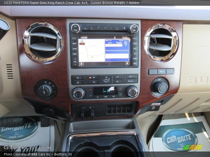 Golden Bronze Metallic / Adobe 2012 Ford F350 Super Duty King Ranch Crew Cab 4x4