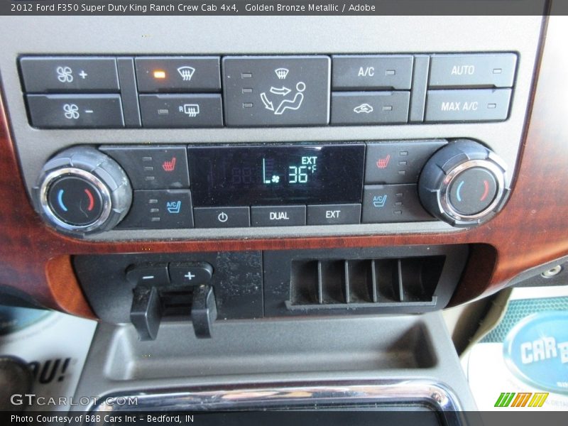 Golden Bronze Metallic / Adobe 2012 Ford F350 Super Duty King Ranch Crew Cab 4x4