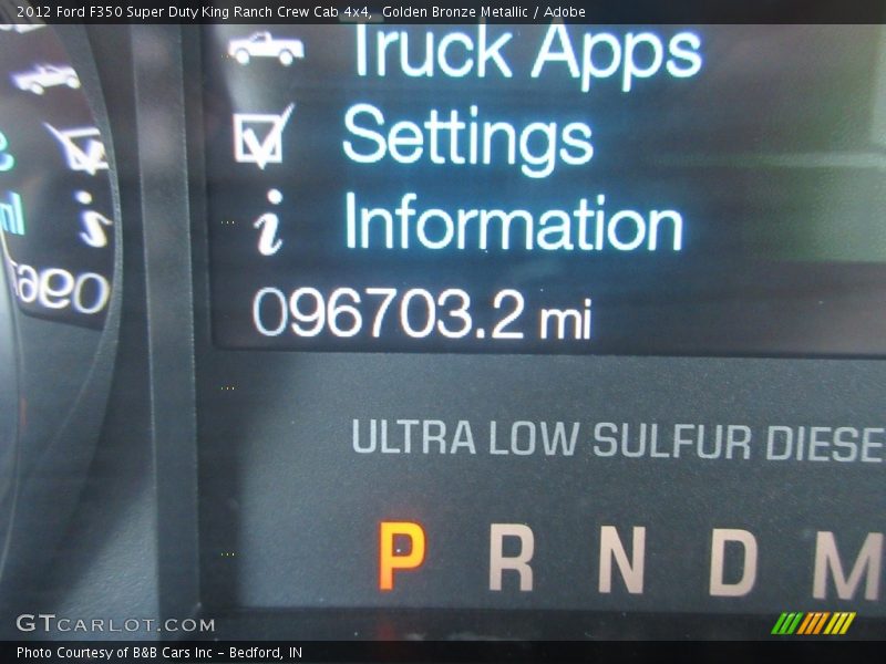 Golden Bronze Metallic / Adobe 2012 Ford F350 Super Duty King Ranch Crew Cab 4x4