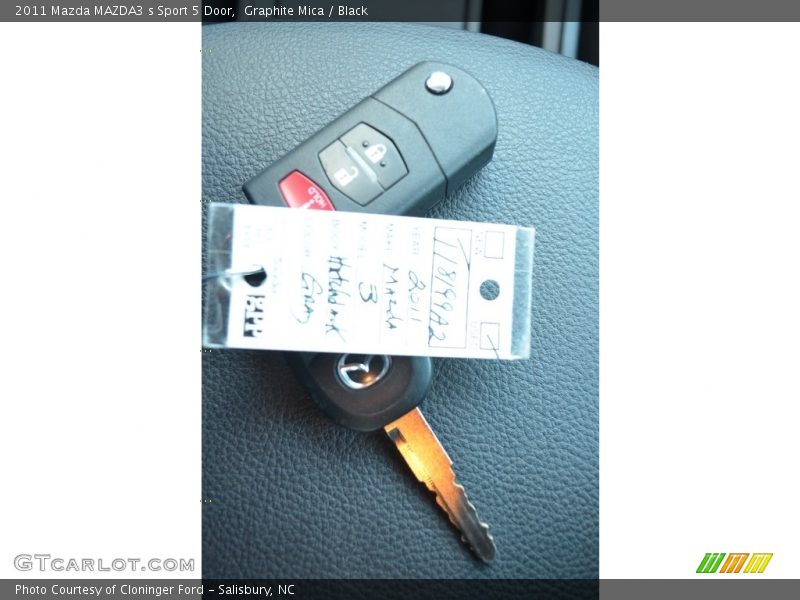 Graphite Mica / Black 2011 Mazda MAZDA3 s Sport 5 Door