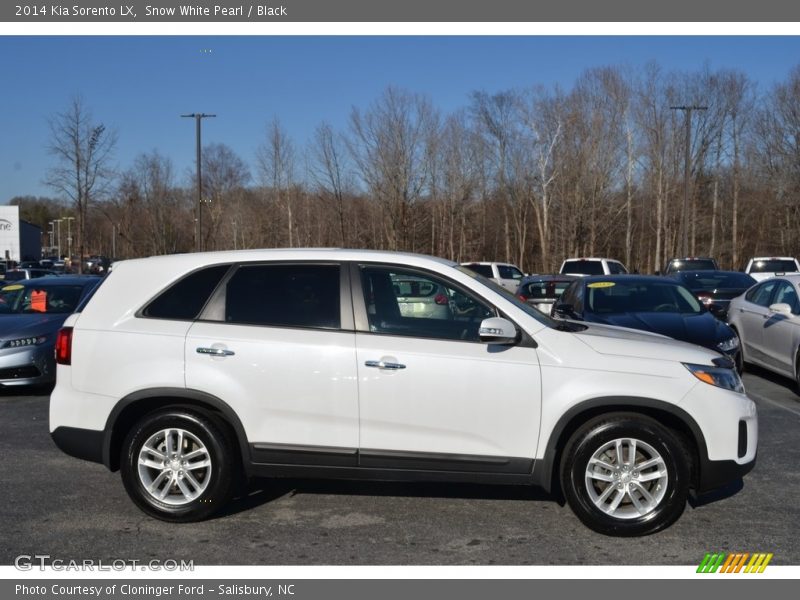 Snow White Pearl / Black 2014 Kia Sorento LX