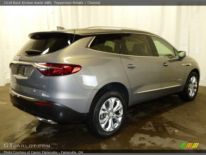 Pepperdust Metallic / Chestnut 2018 Buick Enclave Avenir AWD