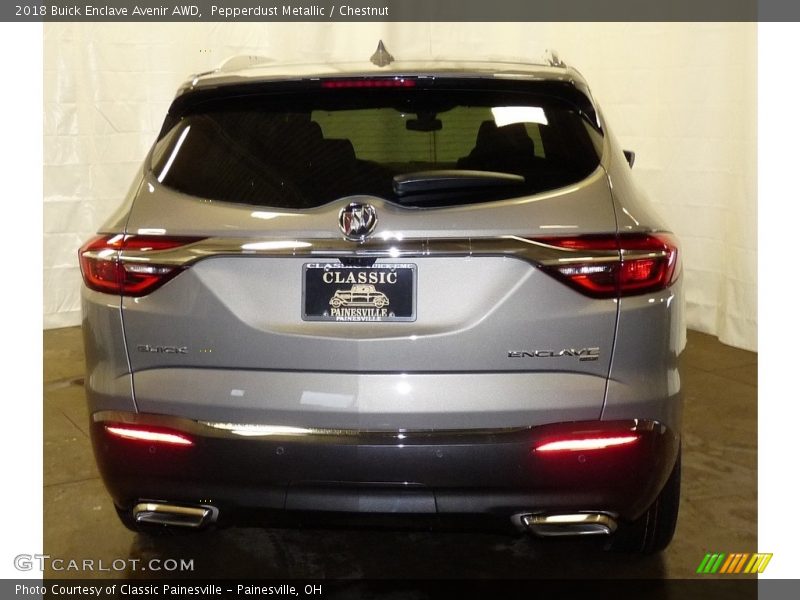 Pepperdust Metallic / Chestnut 2018 Buick Enclave Avenir AWD