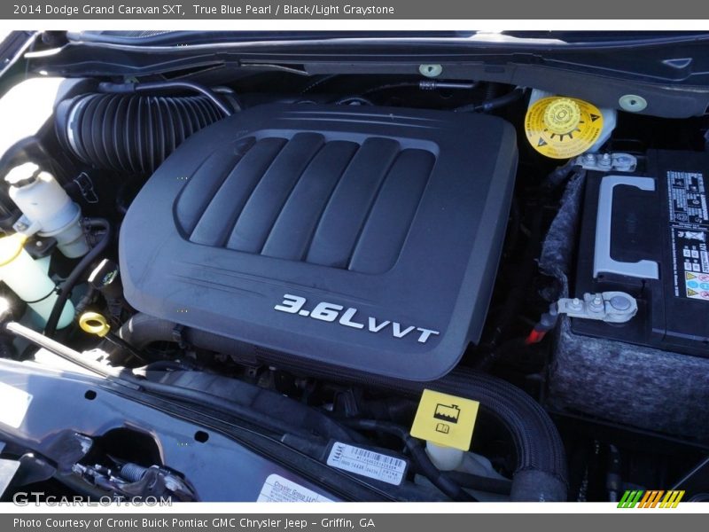 True Blue Pearl / Black/Light Graystone 2014 Dodge Grand Caravan SXT