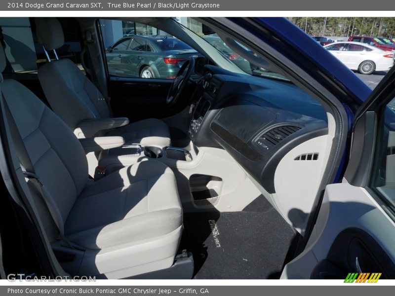 True Blue Pearl / Black/Light Graystone 2014 Dodge Grand Caravan SXT