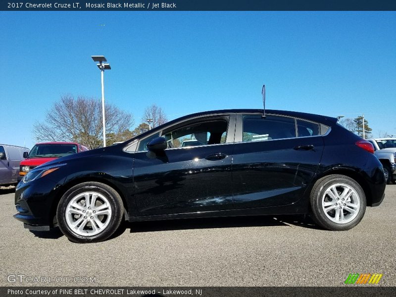 Mosaic Black Metallic / Jet Black 2017 Chevrolet Cruze LT